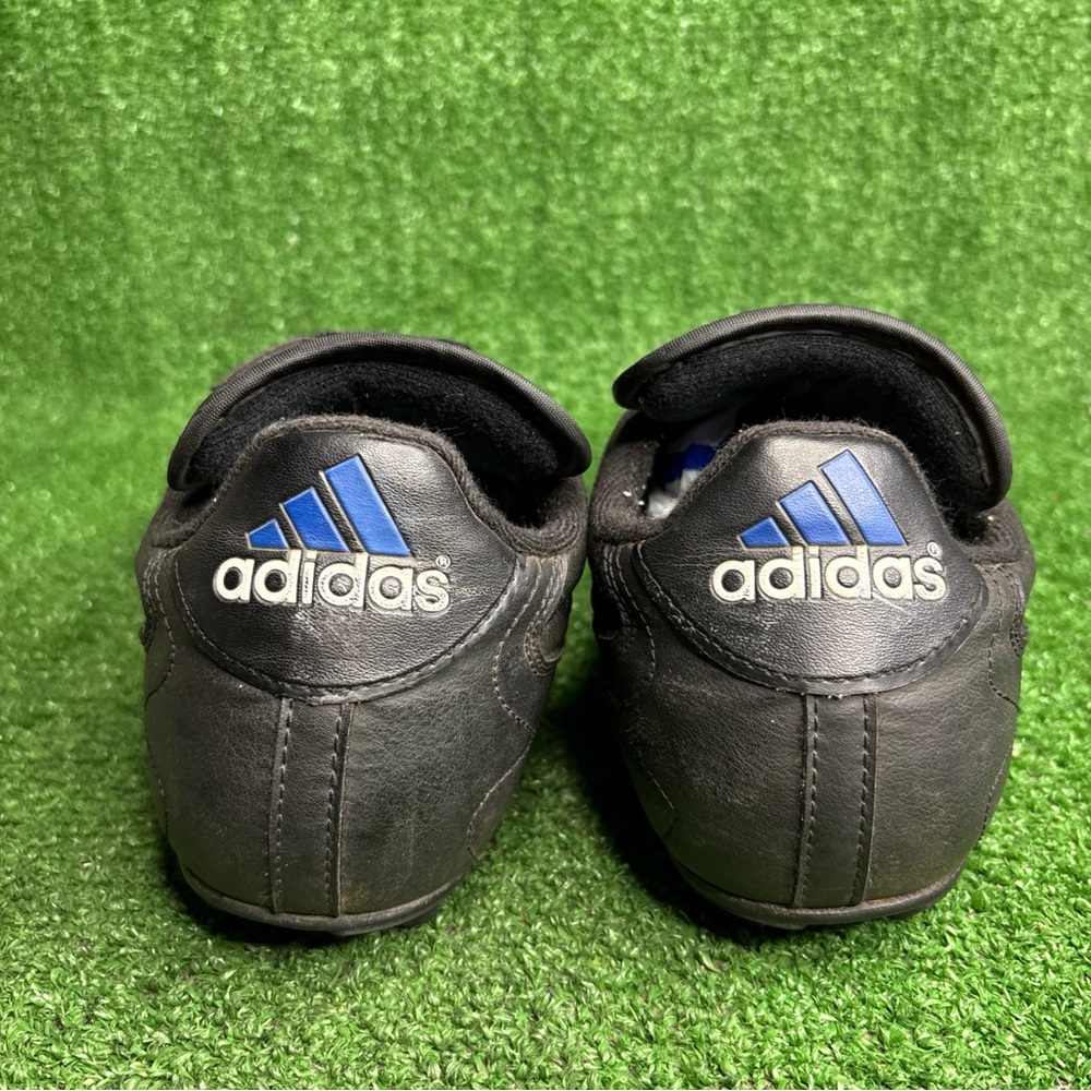Vintage 1995 Adidas Classic Black Leather Soccer Football Cleats Mens Size 11 - Picture 4 of 12